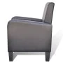 Sillón de cuero sintético negro de vidaXL, Sillones - Ref: Foro24-241109, Precio: 168,99 €, Descuento: %