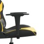 Silla gaming cuero sintético negro y dorado en Sillas gaming | Comprar online en Foru.es