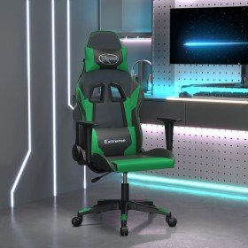 Silla gaming cuero sintético negro y verde en Sillas gaming | Comprar online en Foru.es