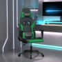 Silla gaming cuero sintético negro y verde en Sillas gaming | Comprar online en Foru.es