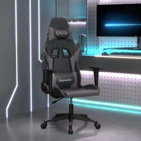 Silla gaming cuero sintético negro y gris en Sillas gaming | Comprar online en Foru.es