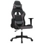 Silla gaming cuero sintético negro y gris en Sillas gaming | Comprar online en Foru.es