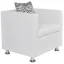 Weißer Kunstledersessel von vidaXL, Sessel - Ref: Foro24-242213, Preis: 184,57 €, Rabatt: %