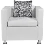 Weißer Kunstledersessel von vidaXL, Sessel - Ref: Foro24-242213, Preis: 184,57 €, Rabatt: %