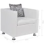 Weißer Kunstledersessel von vidaXL, Sessel - Ref: Foro24-242213, Preis: 184,57 €, Rabatt: %