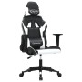 Silla gaming cuero sintético negro y blanco en Sillas gaming | Comprar online en Foru.es