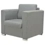 Sillón de tela gris claro de vidaXL, Sillones - Ref: Foro24-243579, Precio: 229,32 €, Descuento: %