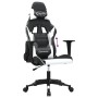 Silla gaming cuero sintético negro y blanco en Sillas gaming | Comprar online en Foru.es