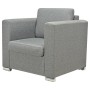 Sillón de tela gris claro de vidaXL, Sillones - Ref: Foro24-243579, Precio: 217,65 €, Descuento: %