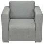 Sillón de tela gris claro de vidaXL, Sillones - Ref: Foro24-243579, Precio: 229,32 €, Descuento: %