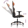 Silla gaming cuero sintético negro y naranja en Sillas gaming | Comprar online en Foru.es