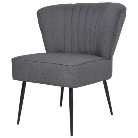 Sillón de cóctel tela gris oscuro de vidaXL, Sillones - Ref: Foro24-244096, Precio: 144,76 €, Descuento: %