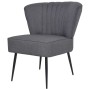 Sillón de cóctel tela gris oscuro de vidaXL, Sillones - Ref: Foro24-244096, Precio: 146,63 €, Descuento: %
