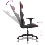 Silla gaming cuero sintético negro y rojo vino tinto en Sillas gaming | Comprar online en Foru.es