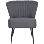 Sillón de cóctel tela gris oscuro de vidaXL, Sillones - Ref: Foro24-244096, Precio: 146,63 €, Descuento: %