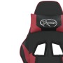 Silla gaming cuero sintético negro y rojo vino tinto en Sillas gaming | Comprar online en Foru.es