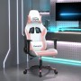 Silla gaming cuero sintético blanco y rosa en Sillas gaming | Comprar online en Foru.es