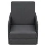 Sillón convertible tela gris oscuro de vidaXL, Sillones - Ref: Foro24-243649, Precio: 252,15 €, Descuento: %