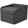 Dark gray fabric convertible armchair by vidaXL, Armchairs - Ref: Foro24-243649, Price: 252,15 €, Discount: %