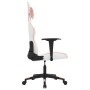 Silla gaming cuero sintético blanco y rosa en Sillas gaming | Comprar online en Foru.es
