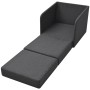 Sillón convertible tela gris oscuro de vidaXL, Sillones - Ref: Foro24-243649, Precio: 256,86 €, Descuento: %