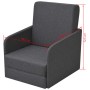 Sillón convertible tela gris oscuro de vidaXL, Sillones - Ref: Foro24-243649, Precio: 256,86 €, Descuento: %