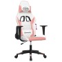 Silla gaming cuero sintético blanco y rosa en Sillas gaming | Comprar online en Foru.es