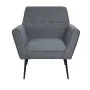 Sillón de acero y tela gris claro de vidaXL, Sillones - Ref: Foro24-245519, Precio: 165,13 €, Descuento: %