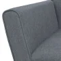 Sillón de acero y tela gris claro de vidaXL, Sillones - Ref: Foro24-245519, Precio: 165,13 €, Descuento: %