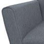 Sillón de acero y tela gris claro de vidaXL, Sillones - Ref: Foro24-245519, Precio: 167,86 €, Descuento: %