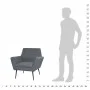 Sillón de acero y tela gris claro de vidaXL, Sillones - Ref: Foro24-245519, Precio: 165,13 €, Descuento: %