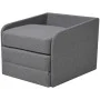 Sillón convertible en cama tela gris claro de vidaXL, Sillones - Ref: Foro24-243648, Precio: 220,14 €, Descuento: %