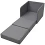 Sillón convertible en cama tela gris claro de vidaXL, Sillones - Ref: Foro24-243648, Precio: 220,14 €, Descuento: %