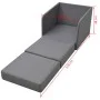 Sillón convertible en cama tela gris claro de vidaXL, Sillones - Ref: Foro24-243648, Precio: 220,14 €, Descuento: %