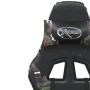 Silla gaming cuero sintético negro y camuflaje en Sillas gaming | Comprar online en Foru.es