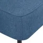 Sillón de cóctel tela azul de vidaXL, Sillones - Ref: Foro24-244098, Precio: 157,87 €, Descuento: %