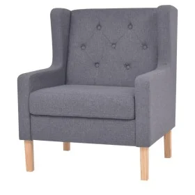 Sillón de tela gris de vidaXL, Sillones - Ref: Foro24-245452, Precio: 210,26 €, Descuento: %