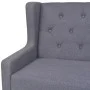 Sillón de tela gris de vidaXL, Sillones - Ref: Foro24-245452, Precio: 210,26 €, Descuento: %