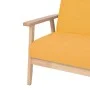 Sillón de tela amarillo de vidaXL, Sillones - Ref: Foro24-244657, Precio: 125,91 €, Descuento: %