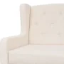 Sillón de tela color blanco crema de vidaXL, Sillones - Ref: Foro24-245449, Precio: 225,86 €, Descuento: %