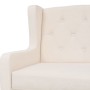 Sillón de tela color blanco crema de vidaXL, Sillones - Ref: Foro24-245449, Precio: 229,22 €, Descuento: %