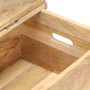 Baúl madera maciza de mango 90x40x45 cm de vidaXL, Baúles de almacenamiento - Ref: Foro24-289635, Precio: 181,02 €, Descuento: %