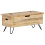 Baúl madera maciza de mango 90x40x45 cm de vidaXL, Baúles de almacenamiento - Ref: Foro24-289635, Precio: 181,02 €, Descuento: %