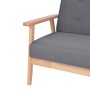 Sillón de tela gris oscuro de vidaXL, Sillones - Ref: Foro24-244651, Precio: 170,28 €, Descuento: %