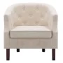 Sillón de tela beige de vidaXL, Sillones - Ref: Foro24-247002, Precio: 177,41 €, Descuento: %
