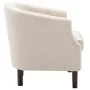 Sillón de tela beige de vidaXL, Sillones - Ref: Foro24-247002, Precio: 177,41 €, Descuento: %
