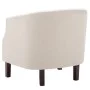 Sillón de tela beige de vidaXL, Sillones - Ref: Foro24-247002, Precio: 177,41 €, Descuento: %