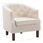 Sillón de tela beige de vidaXL, Sillones - Ref: Foro24-247002, Precio: 177,41 €, Descuento: %
