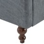 Sillón tapizado de tela gris de vidaXL, Sillones - Ref: Foro24-247158, Precio: 184,07 €, Descuento: %