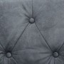 Sillón tapizado de tela gris de vidaXL, Sillones - Ref: Foro24-247158, Precio: 184,07 €, Descuento: %